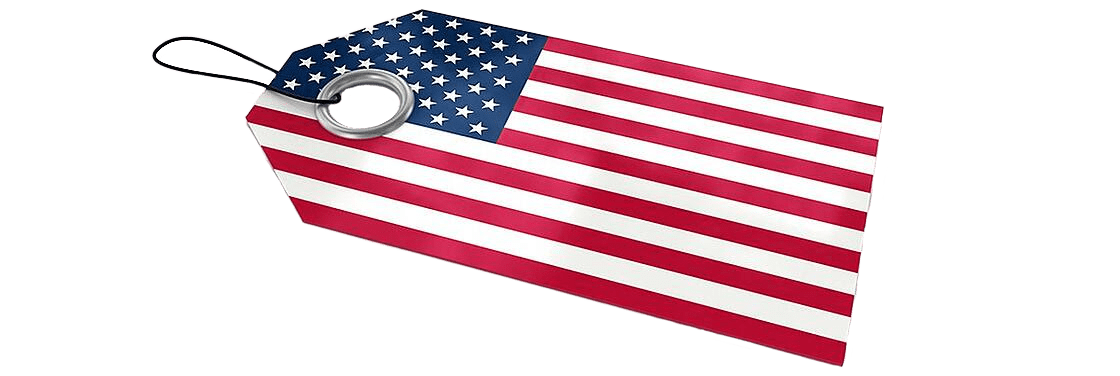 USA Flag tag